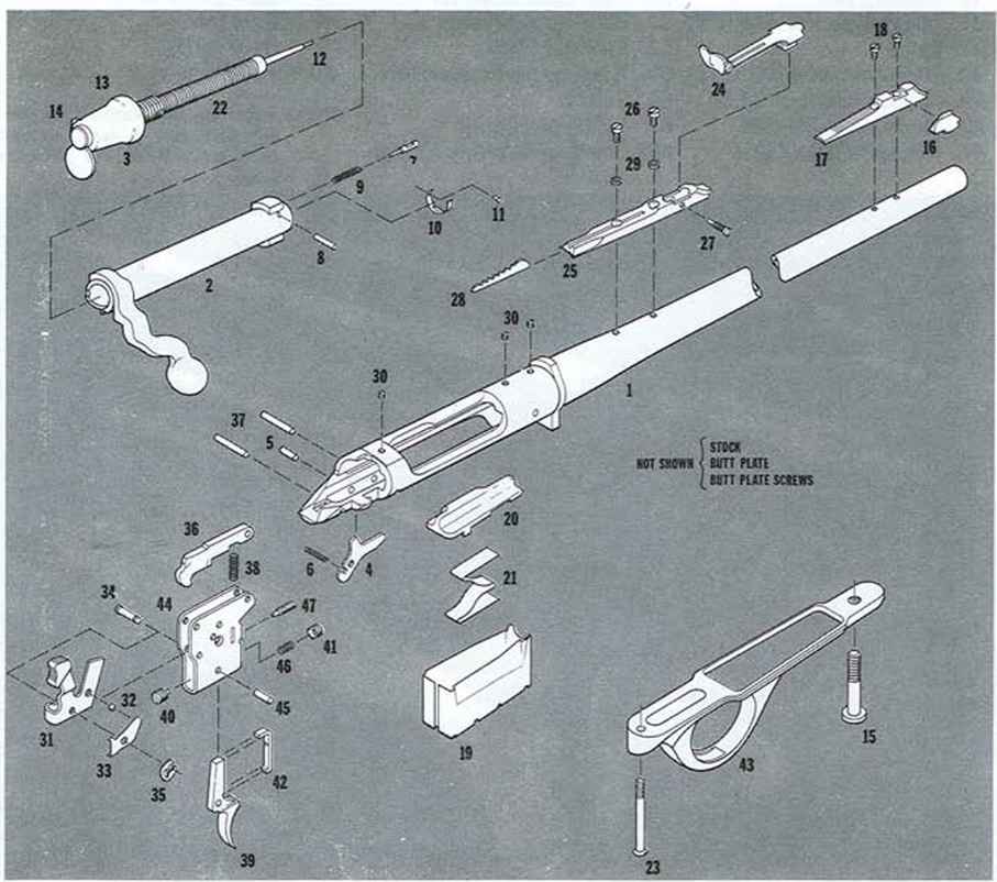 Winchester Model 600 Bolt